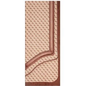 Guess NOELLE PRINTED SCARF 90X180.LATTE LOGO U - Publicité Guess NOELLE PRINTED SCARF 90X180.LATTE LOGO U - Publicité