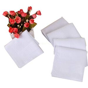 Freessom Lot de 6 Mouchoirs en Tissu Homme Coton Bio Blanc Femme de Poche Coton Vintage Originale Couleur Carre Grande Taille-40x 40cm - Publicité Freessom Lot de 6 Mouchoirs en Tissu Homme Coton Bio Blanc Femme de Poche Coton Vintage Originale Couleur Carre Grande Taille-40x 40cm - Publicité