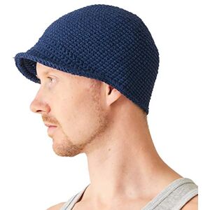 CHARM Chapeau Homme Bonnet À Visiere Casquette Femme Hiver 100% Coton Crochet Calot Crâne avec Bord Kufi Chimio À Rebord Abat-Jour Style Surfeur Plage Navy - Publicité CHARM Chapeau Homme Bonnet À Visiere Casquette Femme Hiver 100% Coton Crochet Calot Crâne avec Bord Kufi Chimio À Rebord Abat-Jour Style Surfeur Plage Navy - Publicité