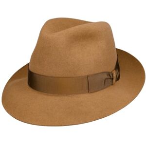 Borsalino Chapeau Alessandria Superior Homme Made in Italy Fedora pour avec Doublure, Ruban Gros Grain Automne Ete Printemps Hiver Printemps-ete 59 cm Camel - Publicité Borsalino Chapeau Alessandria Superior Homme Made in Italy Fedora pour avec Doublure, Ruban Gros Grain Automne Ete Printemps Hiver Printemps-ete 59 cm Camel - Publicité