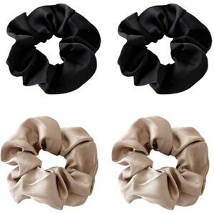 YSJCHEBS Attaches De Cheveux En Soie 4 Pièces, Attaches De Cheveux Pour Femmes, Attaches De Cheveux Élastiques, Fixateur De Cheveux, Attaches De Cheveux Rétro, Attaches De Cheveux En Caoutchouc - Publicité YSJCHEBS Attaches De Cheveux En Soie 4 Pièces, Attaches De Cheveux Pour Femmes, Attaches De Cheveux Élastiques, Fixateur De Cheveux, Attaches De Cheveux Rétro, Attaches De Cheveux En Caoutchouc - Publicité