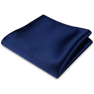 Greenlans Mouchoir de poche carré en satin uni pour homme pour fête de mariage, noir foncé, taille unique - Publicité Greenlans Mouchoir de poche carré en satin uni pour homme pour fête de mariage, noir foncé, taille unique - Publicité