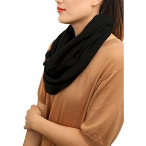 Prettystern XL 100% laine cachemire Echarpe à boucles unisexe Cashmere tubulaire Tube Foulard ronde tricotée couleur unie rond Femme Homme noir - Publicité Prettystern XL 100% laine cachemire Echarpe à boucles unisexe Cashmere tubulaire Tube Foulard ronde tricotée couleur unie rond Femme Homme noir - Publicité