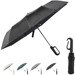 Risipu Parapluie de voyage à boucle annulaire, Noir, ouverture et fermeture automatique, 10 baleines, coupe-vent, portable pour hommes et femmes, Noir , 23 - Publicité Risipu Parapluie de voyage à boucle annulaire, Noir, ouverture et fermeture automatique, 10 baleines, coupe-vent, portable pour hommes et femmes, Noir , 23 - Publicité