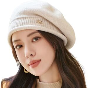 SamHeng Slouchy Bonnet pour Femmes, Mode Classique Boucle de Strass Chapeau d'hiver Casquette de Crâne Ample, Capuchon en Tricot Chapeau Chaud Béret pour Mesdames Filles De Plein Air (Beige) - Publicité SamHeng Slouchy Bonnet pour Femmes, Mode Classique Boucle de Strass Chapeau d'hiver Casquette de Crâne Ample, Capuchon en Tricot Chapeau Chaud Béret pour Mesdames Filles De Plein Air (Beige) - Publicité