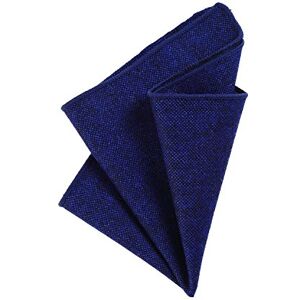 DonDon Mouchoir de poche pour homme 23 x 23 cm en coton, pliage facile, style Tweed monochrome Bleu - Publicité DonDon Mouchoir de poche pour homme 23 x 23 cm en coton, pliage facile, style Tweed monochrome Bleu - Publicité