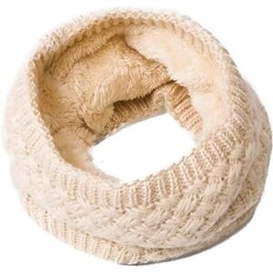 ZONABSQQ Écharpe Snood tricotée unisexe – Cache-cou en fourrure de laine chaude d'hiver for hommes et femmes(Beige) - Publicité ZONABSQQ Écharpe Snood tricotée unisexe – Cache-cou en fourrure de laine chaude d'hiver for hommes et femmes(Beige) - Publicité