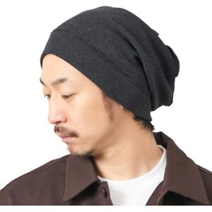 CHARM Chapeau Homme Surdimensionné Hipster, Bonnet Chimio Femme 100% Coton avec Couture Apparente, Bonnet Long Slouchy Mode Gaufré et Réversible Gris Foncé - Publicité CHARM Chapeau Homme Surdimensionné Hipster, Bonnet Chimio Femme 100% Coton avec Couture Apparente, Bonnet Long Slouchy Mode Gaufré et Réversible Gris Foncé - Publicité