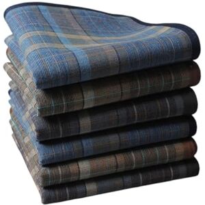 GAOSHA Lot de 6 mouchoirs carrés en tissu pour homme adulte Multifonctionnel Haute capacité d'absorption de la transpiration - Publicité GAOSHA Lot de 6 mouchoirs carrés en tissu pour homme adulte Multifonctionnel Haute capacité d'absorption de la transpiration - Publicité
