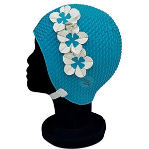 Blue Reef Riga Bubble Single Color Floral Femme Classique Rétro 3 Fleurs 2 Couleurs Trio 3D Pétale Élégant Vintage Bonnet de Bain Bonnet de Bain Taille Unique Adulte avec Sangle Réglable (Bleu) - Publicité Blue Reef Riga Bubble Single Color Floral Femme Classique Rétro 3 Fleurs 2 Couleurs Trio 3D Pétale Élégant Vintage Bonnet de Bain Bonnet de Bain Taille Unique Adulte avec Sangle Réglable (Bleu) - Publicité