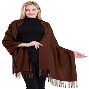 CJ Apparel Marron Foncé Couleur Unique Style Tissé en Sergé 100% Cachemire Châle Echarpe Manteau Etole Plaid Pashmina Nouvelle - Publicité CJ Apparel Marron Foncé Couleur Unique Style Tissé en Sergé 100% Cachemire Châle Echarpe Manteau Etole Plaid Pashmina Nouvelle - Publicité