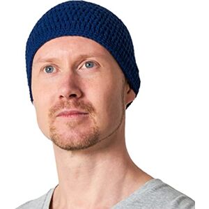 CHARM Chapeau Homme Kufi 100% Coton Bonnet Priere Islam Crochet Tricot Doux Peau Sensible Soins Chimio Femme Bleu Marine - Publicité CHARM Chapeau Homme Kufi 100% Coton Bonnet Priere Islam Crochet Tricot Doux Peau Sensible Soins Chimio Femme Bleu Marine - Publicité