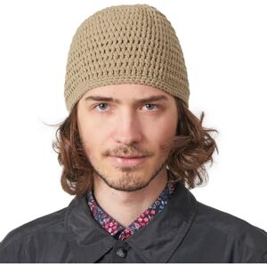 CHARM Chapeau Homme Kufi 100% Coton Bonnet Priere Islam Crochet Tricot Doux Peau Sensible Soins Chimio Femme Beige - Publicité CHARM Chapeau Homme Kufi 100% Coton Bonnet Priere Islam Crochet Tricot Doux Peau Sensible Soins Chimio Femme Beige - Publicité