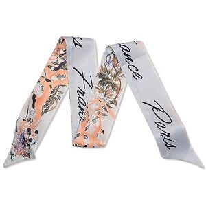 LumiSyne Écharpe En Soie Étroit Femme Filles Longue Imprimé Arbre Fleurs Motif Lettre Style Artistique Rétro Satin Cravate Cheveux Bandeau Au Poignet Poignée Ruban - Publicité LumiSyne Écharpe En Soie Étroit Femme Filles Longue Imprimé Arbre Fleurs Motif Lettre Style Artistique Rétro Satin Cravate Cheveux Bandeau Au Poignet Poignée Ruban - Publicité