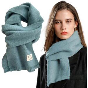 Xifrika Écharpe Femme en Tricot Doux sans Franges – Couleur Aigue-Marine – Élégante, Chaude et Confortable – Châle d’Hiver Taille 160x20 cm - Publicité Xifrika Écharpe Femme en Tricot Doux sans Franges – Couleur Aigue-Marine – Élégante, Chaude et Confortable – Châle d’Hiver Taille 160x20 cm - Publicité