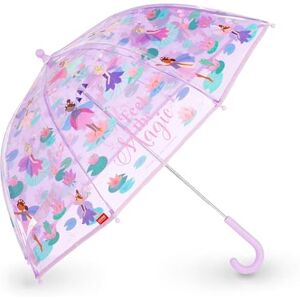 LEGAMI Parapluie enfant Dancin' In The Rain, thème Fairy, structure coupe-vent, ouverture manuelle, fermeture en tissu avec espace pour le nom, poignée crochet, 73x65 cm - Publicité LEGAMI Parapluie enfant Dancin' In The Rain, thème Fairy, structure coupe-vent, ouverture manuelle, fermeture en tissu avec espace pour le nom, poignée crochet, 73x65 cm - Publicité