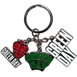 Rock Off officially licensed products Green Day Band Logo Charms Keychain Size One Size - Publicité Rock Off officially licensed products Green Day Band Logo Charms Keychain Size One Size - Publicité