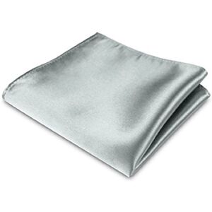 Bodhi2000 Mouchoir de poche carré en satin imitation soie pour homme, gris argenté, Taille unique - Publicité Bodhi2000 Mouchoir de poche carré en satin imitation soie pour homme, gris argenté, Taille unique - Publicité