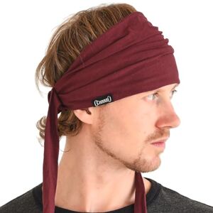CHARM Bandeau Cheveux Femme En Viscose, Bandana Pirate Homme Pré Attaché, Foulard Danse Style Boheme, Serre Tete Japonais Bordeaux - Publicité CHARM Bandeau Cheveux Femme En Viscose, Bandana Pirate Homme Pré Attaché, Foulard Danse Style Boheme, Serre Tete Japonais Bordeaux - Publicité