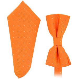 SHIPITNOW Noeud Papillon et Pochette Costume Orange 18 coloris Ensemble Noeud Papillon Homme à motif Classe et Mouchoir de Poche Mariage, Soirée - Publicité SHIPITNOW Noeud Papillon et Pochette Costume Orange 18 coloris Ensemble Noeud Papillon Homme à motif Classe et Mouchoir de Poche Mariage, Soirée - Publicité