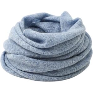 Prettystern XL 100% laine cachemire Echarpe à boucles unisexe Cashmere tubulaire Foulard ronde tricotée couleur unie rond Femme Homme bleu clair - Publicité Prettystern XL 100% laine cachemire Echarpe à boucles unisexe Cashmere tubulaire Foulard ronde tricotée couleur unie rond Femme Homme bleu clair - Publicité