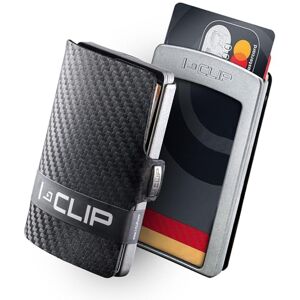 I-CLIP Original Mini Wallet avec Pince à Billets Portefeuille Fin Porte-Monnaie en Cuir Portefeuille Premium Porte-Cartes Carbone Argent - Publicité I-CLIP Original Mini Wallet avec Pince à Billets Portefeuille Fin Porte-Monnaie en Cuir Portefeuille Premium Porte-Cartes Carbone Argent - Publicité