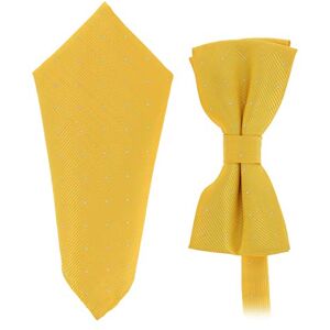 SHIPITNOW Noeud Papillon et Pochette Costume Jaune 18 coloris Ensemble Noeud Papillon Homme à motif Classe et Mouchoir de Poche Mariage, Soirée - Publicité SHIPITNOW Noeud Papillon et Pochette Costume Jaune 18 coloris Ensemble Noeud Papillon Homme à motif Classe et Mouchoir de Poche Mariage, Soirée - Publicité