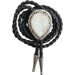 Himongoo Petite cravate bola en pierre précieuse – Cravate de mariage en similicuir pour homme et femme – Cravate bolo de style occidental, M - Publicité Himongoo Petite cravate bola en pierre précieuse – Cravate de mariage en similicuir pour homme et femme – Cravate bolo de style occidental, M - Publicité