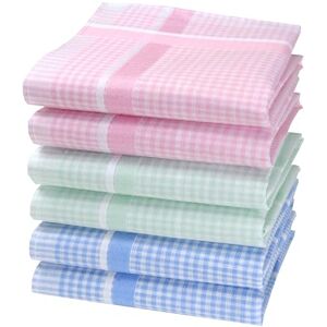 Merrysquare Mouchoirs tissu pour Femme Babeth 100% Coton – Motif Vichy Traditionnel et Couleurs Pastel – Doux et résistants – Petite Taille 28x28 cm (6) - Publicité Merrysquare Mouchoirs tissu pour Femme Babeth 100% Coton – Motif Vichy Traditionnel et Couleurs Pastel – Doux et résistants – Petite Taille 28x28 cm (6) - Publicité