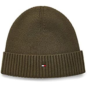 Tommy Hilfiger Bonnet en Coton Pima pour Homme, Bois d'olivier, Taille Unique - Publicité Tommy Hilfiger Bonnet en Coton Pima pour Homme, Bois d'olivier, Taille Unique - Publicité