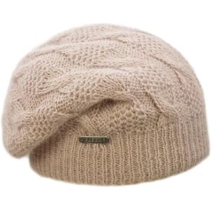 Melegari Bonnet en tricot long et large Laine et Angora Tressé Femme/Fille Long Beanie Hat Pavia, Rose poudré, 55-59 - Publicité Melegari Bonnet en tricot long et large Laine et Angora Tressé Femme/Fille Long Beanie Hat Pavia, Rose poudré, 55-59 - Publicité
