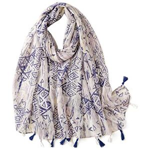 LumiSyne Voile Écharpe Femme Imprimé Floral Plante Motif Géométrique Avec Gland Bicolore Châle Transparent Léger Étole Longue Douce Foulard - Publicité LumiSyne Voile Écharpe Femme Imprimé Floral Plante Motif Géométrique Avec Gland Bicolore Châle Transparent Léger Étole Longue Douce Foulard - Publicité