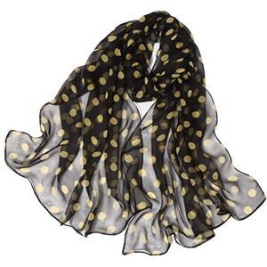 Dancila Dames Foulards En Soie Femmes Floral Imprimé Soie Mousseline De Soie Foulard Écharpe Wrap Foulards Foulard 155 * 50cm Châles Tube Écharpe (Jaune noir) - Publicité Dancila Dames Foulards En Soie Femmes Floral Imprimé Soie Mousseline De Soie Foulard Écharpe Wrap Foulards Foulard 155 * 50cm Châles Tube Écharpe (Jaune noir) - Publicité