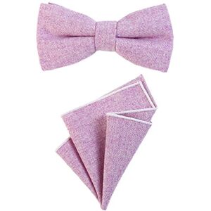 DonDon Hommes noeud papillon 12 x 6 cm lié longueur réglable et mouchoir 23 x 23 x 23 cm couleur coton assorti lilas - Publicité DonDon Hommes noeud papillon 12 x 6 cm lié longueur réglable et mouchoir 23 x 23 x 23 cm couleur coton assorti lilas - Publicité