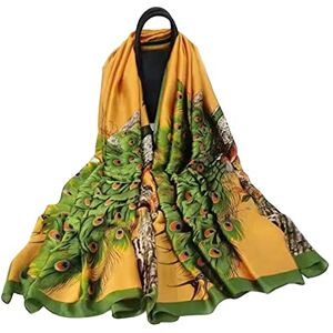 LANKEE Foulard en soie pour femmes châle bleu tachetée Silk Scarf Women Shawl Stain Neckerchief Head Wrap Thin Scarf Beach Shawl Vintage Bridal Chiffon Muslim Colorful Cloth Belt (Vertt) - Publicité LANKEE Foulard en soie pour femmes châle bleu tachetée Silk Scarf Women Shawl Stain Neckerchief Head Wrap Thin Scarf Beach Shawl Vintage Bridal Chiffon Muslim Colorful Cloth Belt (Vertt) - Publicité