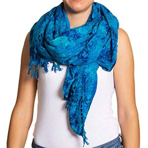 PANASIAM Scarf Batik 190X116cm, B020 Palm blue, L - Publicité PANASIAM Scarf Batik 190X116cm, B020 Palm blue, L - Publicité