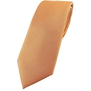 TigerTie Cravate de designer élégante à pois fins Cravate de 7 cm de largeur, saumon, Größe: ca. Länge 150 cm, Breite 7 cm - Publicité TigerTie Cravate de designer élégante à pois fins Cravate de 7 cm de largeur, saumon, Größe: ca. Länge 150 cm, Breite 7 cm - Publicité