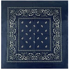 JOPHY & CO. Bandanas 100 % coton pour femme / homme / enfants, unisexe avec motif Paisley, mouchoir couvre-chef, écharpe pour cheveux / cou / poignet / tête COD., bleu foncé, Taille Unique - Publicité JOPHY & CO. Bandanas 100 % coton pour femme / homme / enfants, unisexe avec motif Paisley, mouchoir couvre-chef, écharpe pour cheveux / cou / poignet / tête COD., bleu foncé, Taille Unique - Publicité