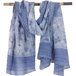 Guru SHOP Pareo léger, Sarong, Écharpe en coton imprimée à la main, Pour homme/femme, Bleu, Coton, Taille: Taille unique, taille unique - Publicité Guru SHOP Pareo léger, Sarong, Écharpe en coton imprimée à la main, Pour homme/femme, Bleu, Coton, Taille: Taille unique, taille unique - Publicité