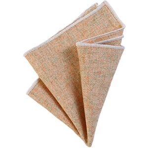 DonDon Mouchoir de poche pour homme 23 x 23 cm en coton, pliage facile, style Tweed monochrome Beige - Publicité DonDon Mouchoir de poche pour homme 23 x 23 cm en coton, pliage facile, style Tweed monochrome Beige - Publicité
