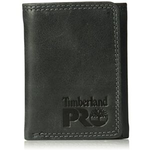 Timberland Pro Leather RFID Trifold Wallet with Id Window Portefeuille, Noir/Brandy, Taille Unique Homme - Publicité Timberland Pro Leather RFID Trifold Wallet with Id Window Portefeuille, Noir/Brandy, Taille Unique Homme - Publicité