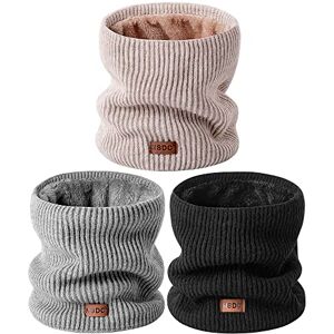 MSDC Cache-cou pour homme 3 Pack, Snood thermique pour femmes en polaire épais doublé pour temps froid, Cache-cou pour hommes pour masque facial de ski, Taille unique - Publicité MSDC Cache-cou pour homme 3 Pack, Snood thermique pour femmes en polaire épais doublé pour temps froid, Cache-cou pour hommes pour masque facial de ski, Taille unique - Publicité