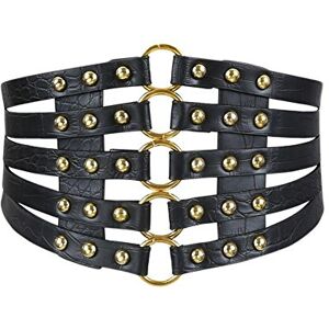 Oyccen Retro Creux Ceinture Large Élastique Robe Décoration Ceintures Serre-Taille Corset - Publicité Oyccen Retro Creux Ceinture Large Élastique Robe Décoration Ceintures Serre-Taille Corset - Publicité