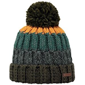 Barts Bonnet Wilhelm avec Revers Bonnets de Ski Bonnet à Pompon (Taille Unique Olive) - Publicité Barts Bonnet Wilhelm avec Revers Bonnets de Ski Bonnet à Pompon (Taille Unique Olive) - Publicité