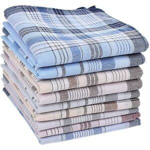 HOULIFE Homme Mouchoir en 100% Coton Doux avec Classique Carreaux pour Mariage Soirée Business Lot de 9 Pièces,Multicolor,Multicolore,Medium,Multi-9 Pièces - Publicité HOULIFE Homme Mouchoir en 100% Coton Doux avec Classique Carreaux pour Mariage Soirée Business Lot de 9 Pièces,Multicolor,Multicolore,Medium,Multi-9 Pièces - Publicité