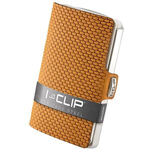 I-CLIP Porte-Monnaie en Acier Inoxydable avec Pince à Billets Interchangeable Portefeuille Fin Porte-Monnaie en Cuir Porte-Cartes en Acier Inoxydable- Milanaise sablé Beige - Publicité I-CLIP Porte-Monnaie en Acier Inoxydable avec Pince à Billets Interchangeable Portefeuille Fin Porte-Monnaie en Cuir Porte-Cartes en Acier Inoxydable- Milanaise sablé Beige - Publicité