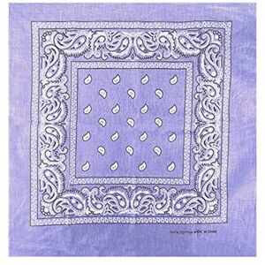 JOPHY & CO. Bandanas 100 % coton pour femme / homme / enfants, unisexe avec motif Paisley, mouchoir couvre-chef, écharpe pour cheveux / cou / poignet / tête COD., lilas, Taille Unique - Publicité JOPHY & CO. Bandanas 100 % coton pour femme / homme / enfants, unisexe avec motif Paisley, mouchoir couvre-chef, écharpe pour cheveux / cou / poignet / tête COD., lilas, Taille Unique - Publicité