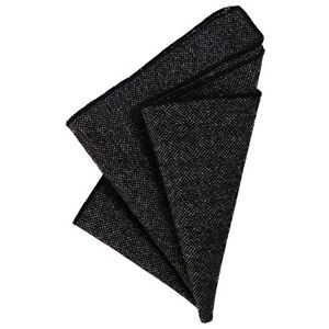 DonDon Mouchoir de poche pour homme 23 x 23 cm en coton, pliage facile, style Tweed monochrome gris foncé - Publicité DonDon Mouchoir de poche pour homme 23 x 23 cm en coton, pliage facile, style Tweed monochrome gris foncé - Publicité