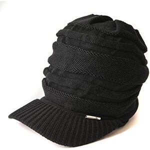 CHARM Bonnet Chapeau Homme Tombant Ete Casquette Femme Épaisse À Visière en Tricot Ample pour Hiver Noir - Publicité CHARM Bonnet Chapeau Homme Tombant Ete Casquette Femme Épaisse À Visière en Tricot Ample pour Hiver Noir - Publicité