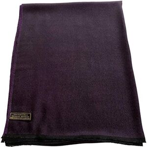 CJ Apparel Noir & Violette Echarpe de Pashmina en Châle Népalaise Solide Couleur Unie Conception Wrap Étole Secondes - Publicité CJ Apparel Noir & Violette Echarpe de Pashmina en Châle Népalaise Solide Couleur Unie Conception Wrap Étole Secondes - Publicité